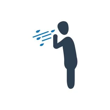 Cough Icon Stock Illustration