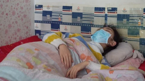 Cough pain Stock Footage 124398581