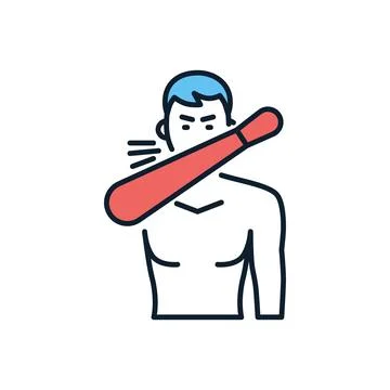 Cough related vector icon Stock Illustration
