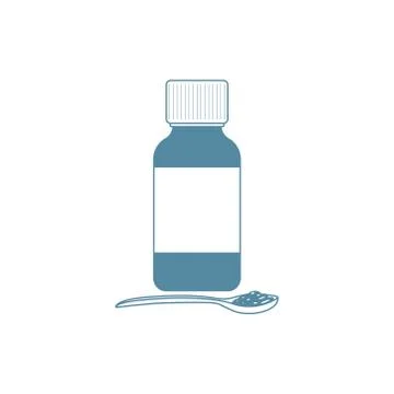 Cough syrup icon Stock Illustration