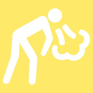 Cough Vector Icon Illustrazione stock