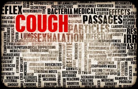 Coughing concept Stock Illustration