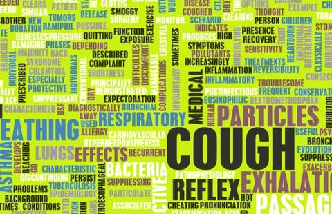 Coughing Concept Stock Illustration