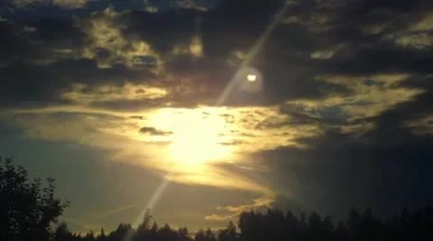 Couldy Sky Video stock 11754849