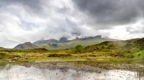 Coulins, Skye Time-Lapse Stock Footage 64940836