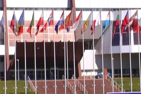 Council of Europe Stock Footage 8829943