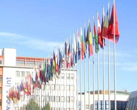 Council of Europe Stock Footage 8830111