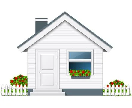 Counrty house Stock Illustration