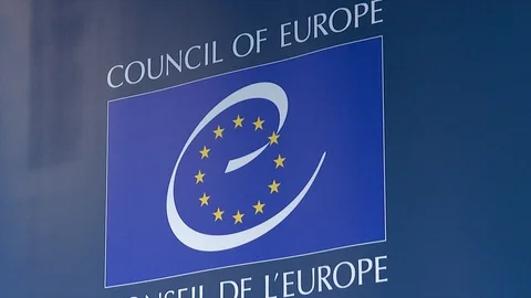 Counsil Of Europe static shot Stock Footage 109465218