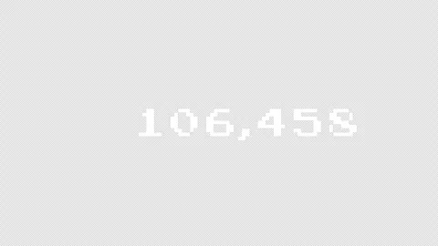 A count-up from 0 to 1,000,000 Stock-Footage 343722545