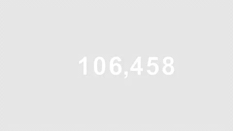 A count-up from 0 to 1,000,000 Stock-Footage 343722548