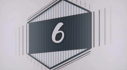 Count 1 to 10. Stop motion animation with color paper. Count from 1 to 10 스톡 일러스트