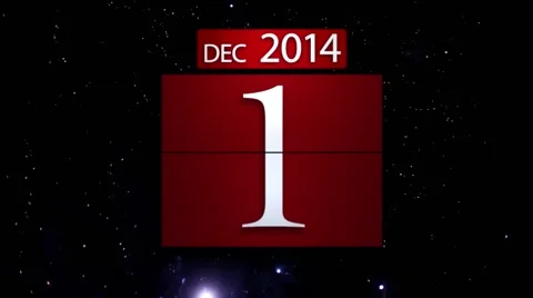 Count 1-31 day NEW YEAR and Fireworks Stockbeeldmateriaal 44527482