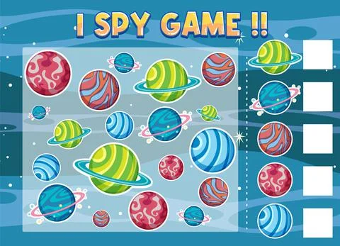 Count, Cut and Paste maths worksheet for children Stock Illustration