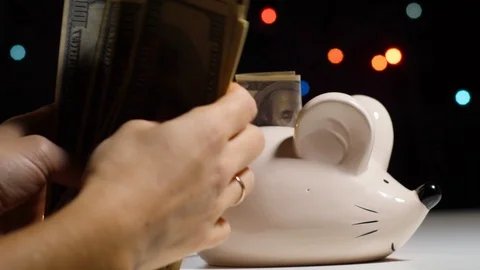 Count dollars new year Video stock 118885259