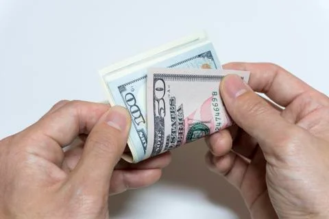 Count dollars Stock Photos