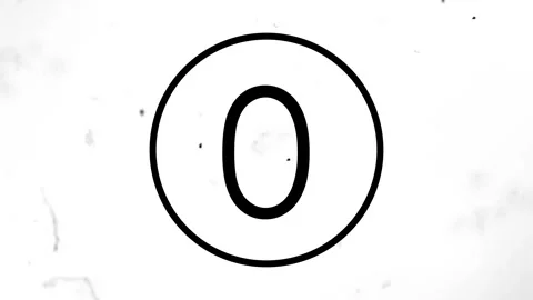 Count down from 9 to start work or activity Stock Footage 286979487