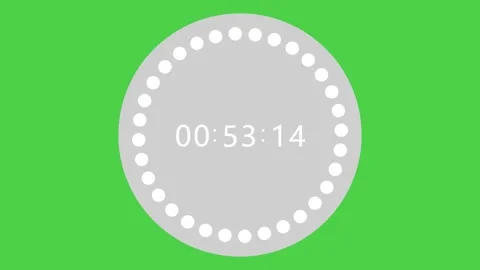Count down effect green screen Stock-Footage 310289626