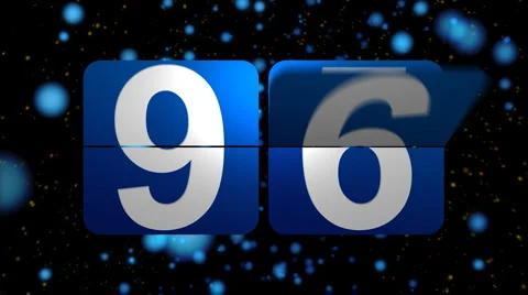 Count Down Stock Footage 2543402