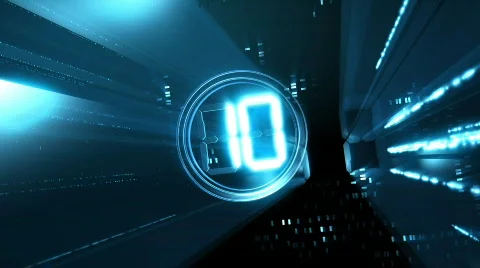 Count down zoom Stockbeeldmateriaal 857324