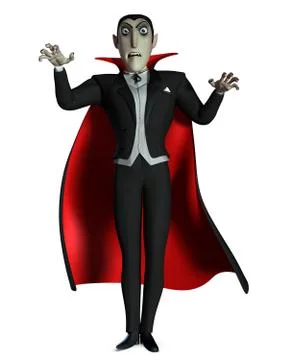 Count dracula Stock Illustration