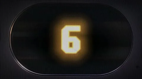 Count forward animation from 1 to 10 4K Stock-Footage 224914766