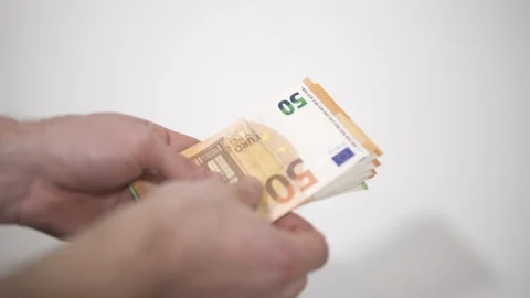 Count money Stock Footage 125118466