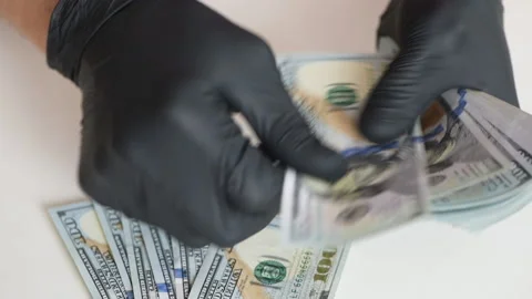 Count the money  Stock Footage 148887536