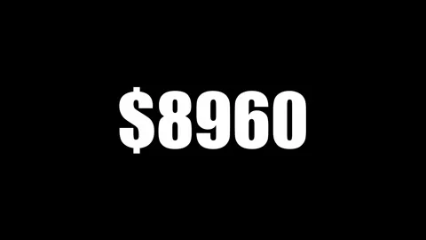 Count-up US dollar animation. Financial graphic illustrating inflation, sur.. Stock-Footage 340722315