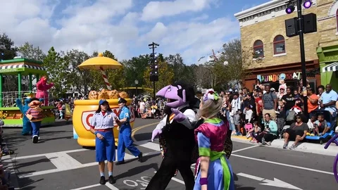 Count Von Count , Ernie and dancers Stock Footage 127662467