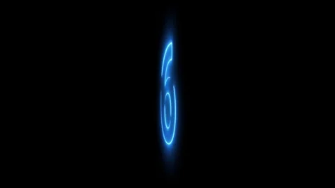 Countdown 10 to 0 animated seconds seconds countdown neon croma 4k looping .. Stock Footage 298891024