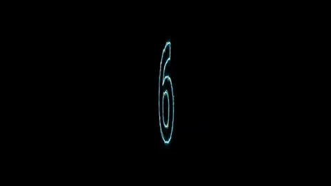 Countdown 10 to 0 animated seconds seconds countdown neon croma 4k looping .. Stock Footage 298891317