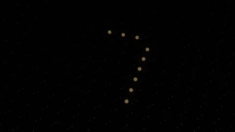 Countdown from 10 to 0 with blinking lights in a motion graphics background loop Stock Footage 160543537