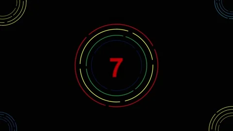 Countdown 10 to 0. 스톡 동영상 159419733