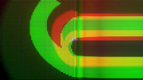 Countdown from 10 to 0 in glitch style. Retro style motion graphics. Dynamic Video stock 153289874