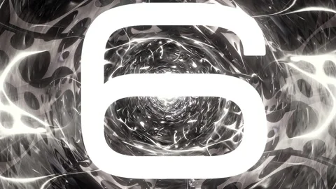 Countdown from 10 to 0 second with 3D render sci fi animation Stock Footage 159658271
