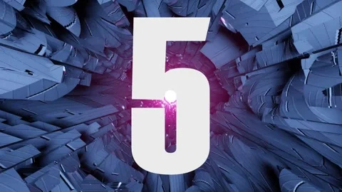 Countdown 10 sec countdown, Non Copyrighted Stock Footage 242029083