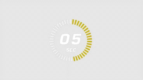 Countdown 10 sec Stock Footage 340066524