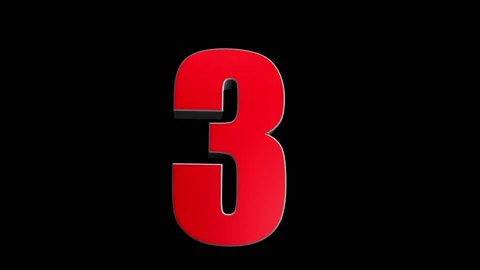 Countdown 10 second timer animation Stock Footage 172059266