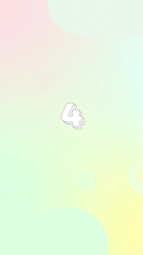 Countdown to 10 with shapes and beautiful gradients Stock Footage 311899059