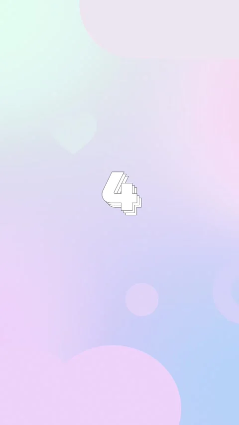 Countdown to 10 with shapes and beautiful gradients Stock Footage 311899063