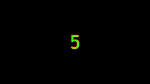 Countdown from 10 t 0. Countdown 10 second gold movie film award luxury tit.. Stock Footage 307977416