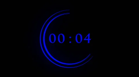 Countdown from 10 till 0 with neon frame Vidéo 67210679