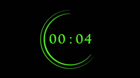 Countdown from 10 till 0 with neon frame Stock Footage 67210685
