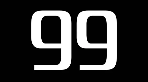 Countdown 100-0 Stock Footage 51868265