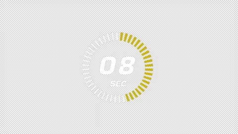 Countdown 15 sec Stock Footage 340066599