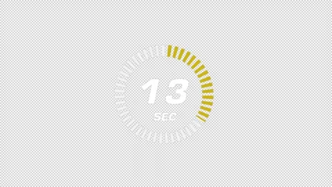 Countdown 20 sec Stock Footage 340066650