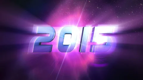 Countdown 2015 New Year Video stock 43741430