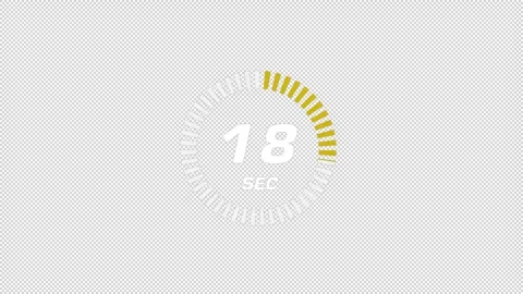 Countdown 25 second Stock Footage 340066848
