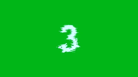 Countdown 3 to Go with water waves effec... | Stock Video | Pond5
